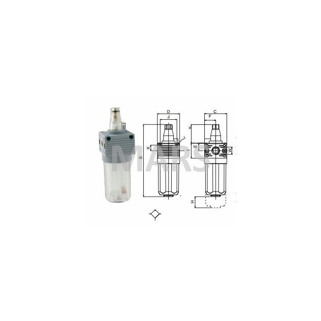 Hmlový primazávač G1/4", Aignep Mini